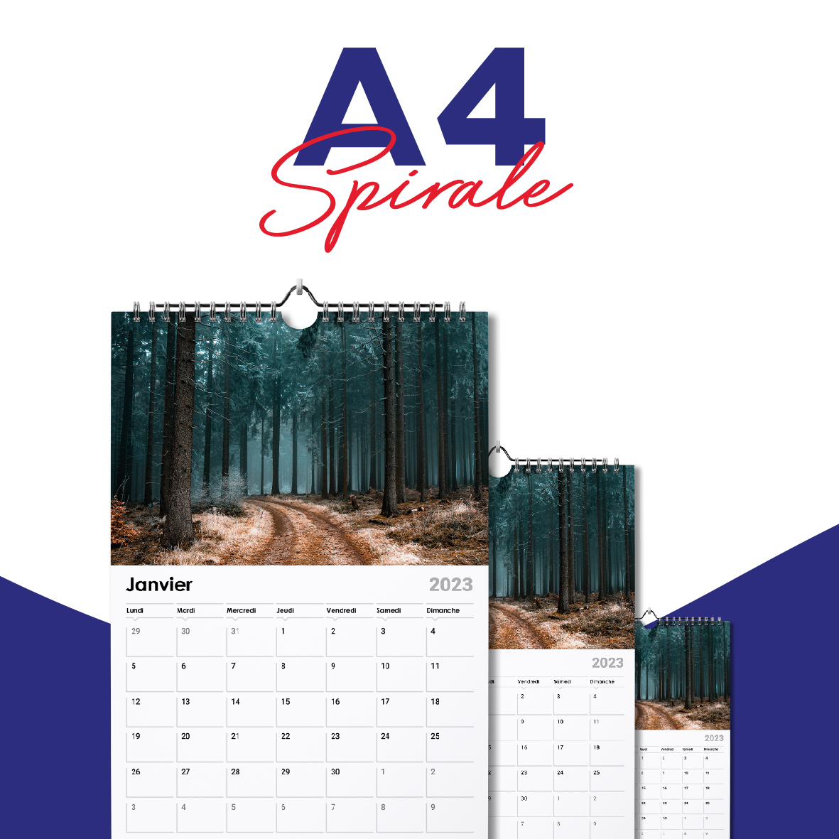 Calendriers A4